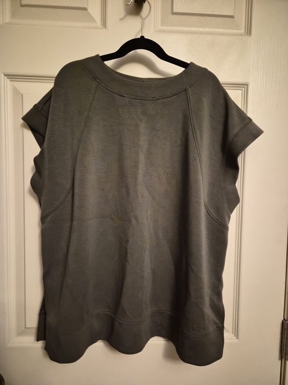 STYLUS Olive Green Short-Sleeve Crewneck Sweatshirt